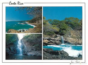 Cartoline: Format - 148 x 108 mms - Costa Rica - montezuma : playas y cataratas (prov puntarenas) - plages et c